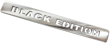 EMBLEMAT STALOWY NAKLEJKA STAL BLACK EDITION