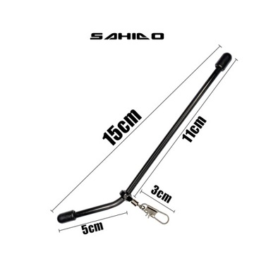 ТРУБКА SAHIDO LINE GUARD 15 СМ С ЗАВИРАЮЩИМСЯ И КОРМУШКОЙ SAINT