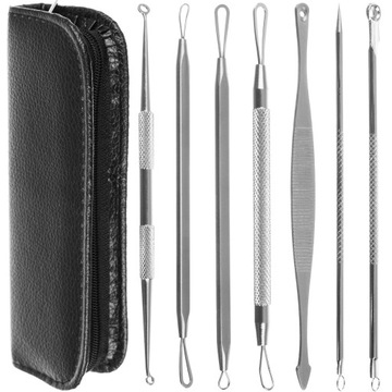 Ложки для удаления черных точек - набор 7 шт.