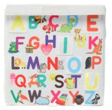 Коробка для іграшок квадратні - Алфавіт Jolly Designs