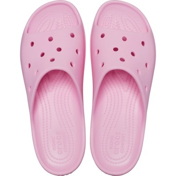 CROCS DAMSKIE KLAPKI NA PLATFORMIE PIANKOWE BUTY CLASSIC SLIDE r. 37/38