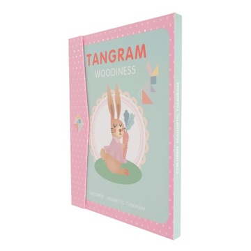 Магнитная портативная обучающая книга Tangram Яркие цвета 32