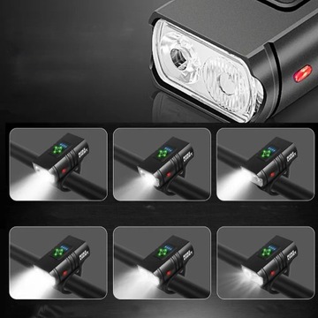 МОЩНЫЙ СВЕТОДИОДНЫЙ ВЕЛОСИПЕДНЫЙ ФОНАРЬ ЗАДНИЙ ПЕРЕДНИЙ ВЕЛОСИПЕДНЫЙ ФОНАРЬ НА РУЛЕ USB 800лм