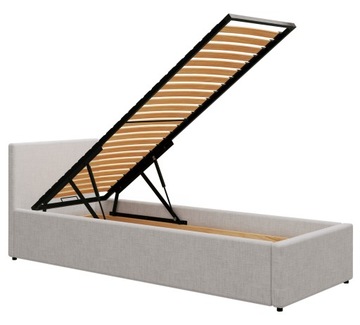 PODNOSZONY METALOWY STELAŻ POD MATERAC 90x200x16!