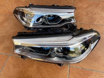 BMW G30 G31 F90 M5 Laser Lampa Reflektor Kompletne Przed Lift Prawa Lewa EU