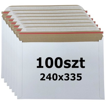 KOPERTY KURIERSKIE TEKTUROWE KARTONOWE 240x335 100SZT