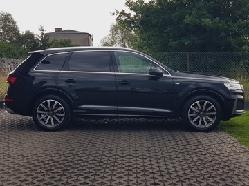 Audi Q7 II SUV Facelifting  3.0 45 TDI 231KM 2022 AUDI Q7 S-LINE QUATTRO 3,0 TDI SZKLANY DACH 4x4 KRAJOWY I-WŁAŚCICIEL CZARNY, zdjęcie 11