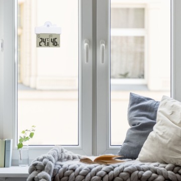 НАРУЖНЫЙ ВНУТРЕННИЙ ОКОННЫЙ ТЕРМОМЕТР ДЛЯ ОКНА