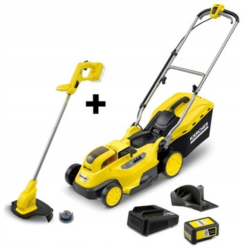 Kosiarka akumulatorowa Karcher +Podkaszarka za 1zł