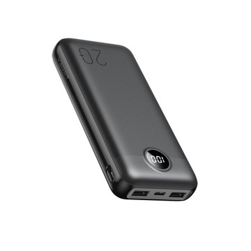 Powerbank veger 20000 mAh czarny LED