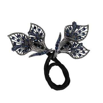 Hair Bun Tool Hairstyle Shaper Effortlessly Fashion Elegant for Thin Blue
