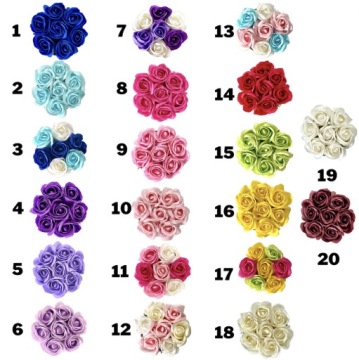 ЦВЕТОЧНАЯ КОРОБКА С МЫЛЬНЫМИ ЦВЕТАМИ ПОДАРОЧНЫЕ ЦВЕТЫ МЫЛЬНЫЕ РОЗЫ ВЕЛЮРОВАЯ КОРОБКА