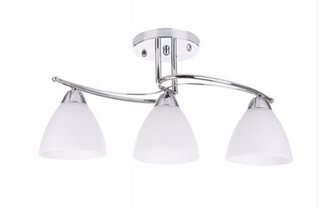 LAMPA WISZĄCA ŻYRANDOL BALL CHROM ORBITA ALLADYN 3