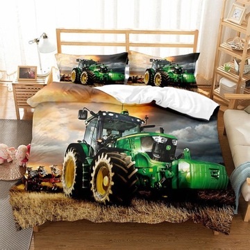 3D КОМПЛЕКТ ПОСТЕЛЬНОГО ПРИНАДЛЕЖНОСТИ 160х200 JOHN DEERE 3 ПРЕДМЕТА.