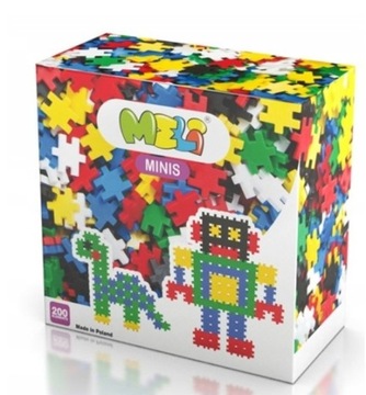 KLOCKI KONSTRUKCYJNE WAFLE MELI MOSAIC MINIS 200el