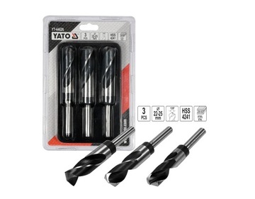 Набор сверл по металлу 3 шт 22-25мм YT-44626 YATO