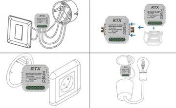 Реле переключателя розетки модуля RTX TUYA WiFi