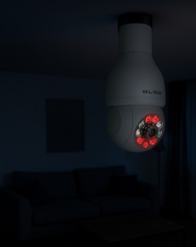 WIFI КАМЕРА ВНУТРЕННЯЯ ВРАЩАЮЩАЯСЯ ЛАМПА E27 РЕЗЬБА IP 3MP МОНИТОРИНГ TUYA