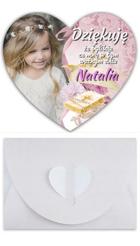 Благодарим гостей Первого Причастия. Благодарим сувенир МАГНИТ + КОНВЕРТ.