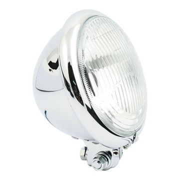 Lampa przednia Harley custom cafe racer CHROM ECE