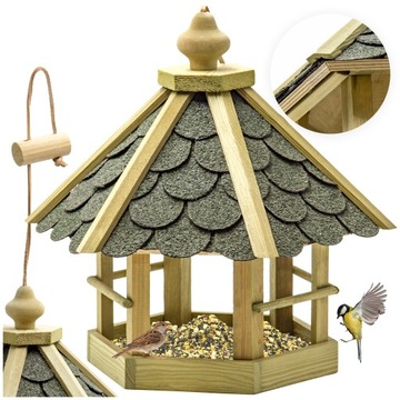 БОЛЬШАЯ КОРМУШКА ДЛЯ ДИКИХ ПТИЦ SOLID HOUSE FOOD SHOT XXL GRAIN