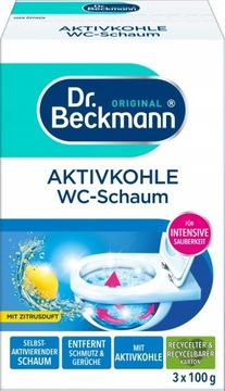 Dr Beckmann aktywny węgiel odkamieniacz WC 3szt DE