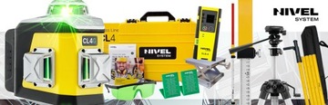 НАБОР NIVEL SYSTEM CL4G CROSS LASER ЗЕЛЕНЫЙ. ЦЛС-4