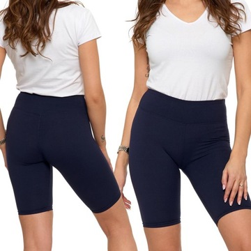 KOLARKI damskie gładkie Moraj krótkie legginsy na rower trening - S/M