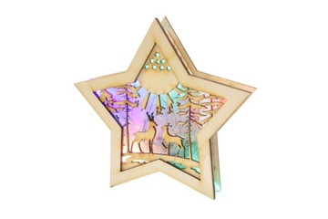 РОЖДЕСТВЕНСКИЙ СВЕТИЛЬНИК В ФОРМЕ ЗВЕЗДЫ