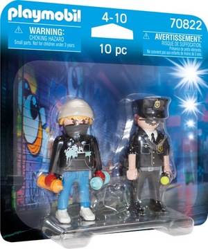 PLAYMOBIL 70822 DuoPack Policjant i grafficiarz