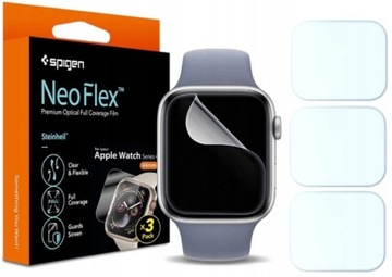 3X FOLIA SPIGEN DO APPLE WATCH 4/5/6/SE/7 40 41 mm