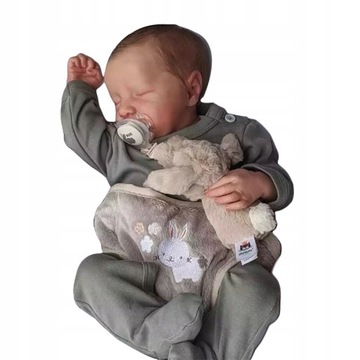 DUŻA LALKA REBORN 60 CM JAK ŻYWA DZIEWCZYNKA