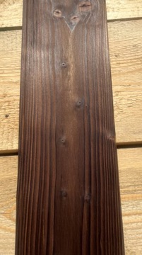 Обожженная доска Shou Sugi Ban - ель скандинавская.