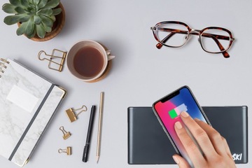 Индуктивное зарядное устройство ДЛЯ СМАРТФОНА Температурная станция с БУДИЛЬНИКОМ
