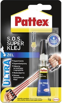 Klej Pattex S.O.S. Super Klej Power Żel 2g