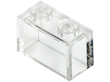 Lego 3065 klocek 1x2 przezroczysty 1 szt NOWY