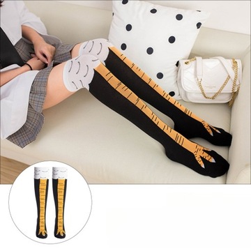 ŚMIESZNE SKARPETKI Z KURCZAKA IDEALNE NA IMPREZY COSPLAY