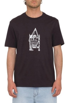 Koszulka męska VOLCOM LINTEL MIRROR T-SHIRT bawełniana czarna print r. M