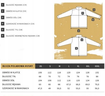 BLUZA POLAROWA "HUSKY" TEXAR XXL