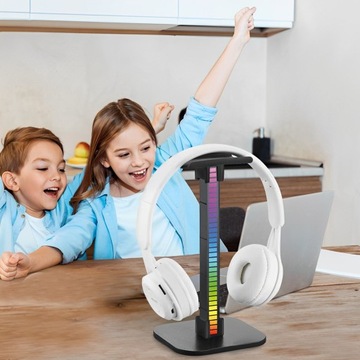 MOZOS RGB LED ИГРОВАЯ USB-ПОДСТАВКА ДЛЯ НАУШНИКОВ