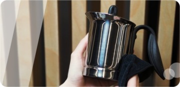 Стальная кофеварка GAT Lady 10tz - индукционная