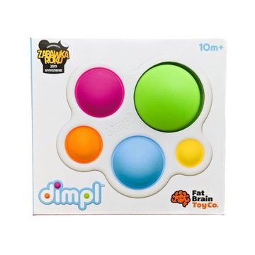 Bąbelki Kolorowe DIMPL Bańki Baloniki Pop It
