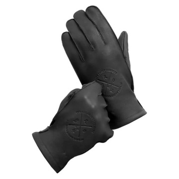 BROGER DAMSKIE RĘKAWICE MOTOCYKLOWE SKÓRZANE ALASKA LADY BLACK L