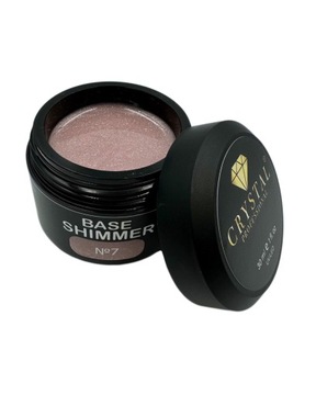 Baza Hybrydowa Kamuflująca CRYSTAL PROFESSIONAL Base Shimmer #7 30ml