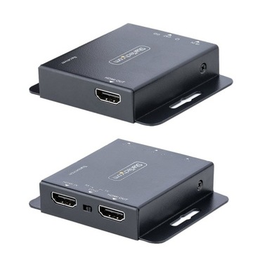 StarTech EXTEND-HDMI-4K40C6P1 przedłużacz AV Nadajnik i odbiornik AV Czarny