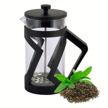 SZKLANY ZAPARZACZ DZBANEK DO HERBATY KAWY FRENCH PRESS KAMILLE