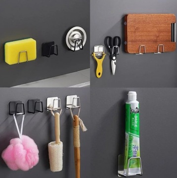 Металлический держатель для губки на стену кухонной мойки.