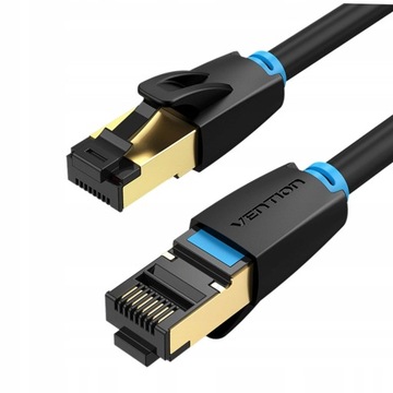 Ethernet-кабель Cat-8, 40 Гбит/с, 2000 МГц, плоский кабель