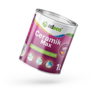Ceramik Max zmywalna ceramiczna farba do ścian do wnętrz 1L KOLORY