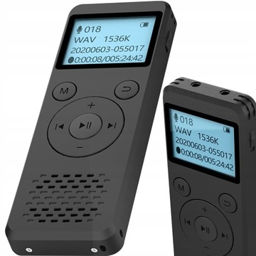CYFROWY DYKTAFON SZPIEGOWSKI PODSŁUCH MINI VOX 8GB